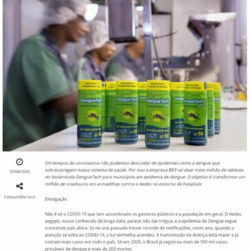500 municípios podem se inscrever para receber Biolarvicida para combater a Dengue – O Jornal da Região