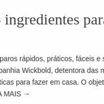 Receitas com até 5 ingredientes para preparar na quarentena – Gourmet Brasília