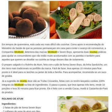 Quarentena na cozinha: aproveite as receitas! – Gourmet Brasília