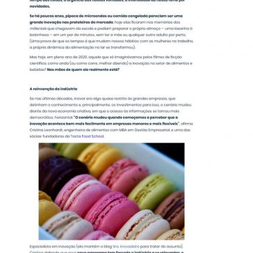NA MÃO DE QUEM ESTÁ A INOVAÇÃO DA INDÚSTRIA DE ALIMENTOS? – Tacta Food