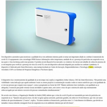 Dispositivo monitora ar e ajuda a prevenir coronavírus em ambientes fechados – Jornal Clarim