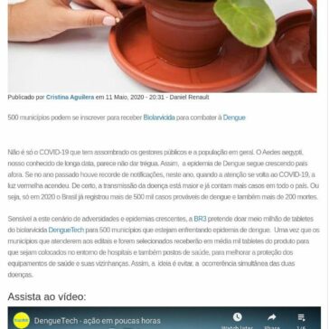 500 municípios podem receber Biolarvicida para combater à Dengue – Ego Brasil