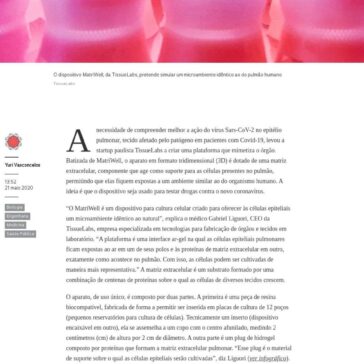 Plataforma para estudar células do pulmão – Pesquisa Brasil