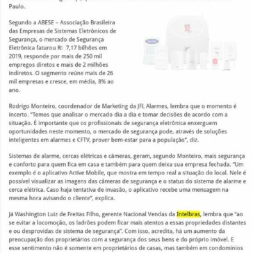 CRISE DA COVID-19 PROVOCA AUMENTO DE PRODUTOS E SOLUÇÕES DE MONITORAMENTO À DISTÂNCIA – Panorama de Negócios