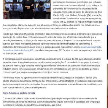 Com filial em Salvador, Grupo AXL desponta no mercado de segurança eletrônica – Ti Bahia