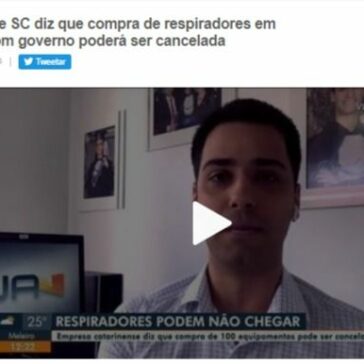 Empresa de SC diz que compra de respiradores em parceria com governo poderá ser cancelada – G1 Santa Catarina
