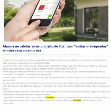 Alarme no celular: mais um jeito de lidar com “visitas inadequadas” em sua casa ou empresa – Jornal Tribuna A2