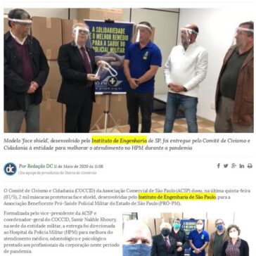 ACSP doa 2 mil máscaras para associação beneficente Pró-PM – Diário do Comércio (On-line)