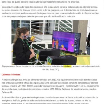 Intelbras adota câmeras térmicas para ajudar a combater coronavírus – Mundo Digital