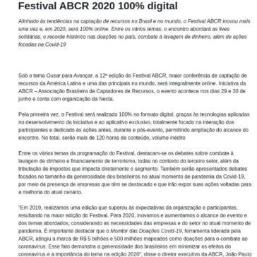 Festival ABCR 2020 100% digital – Política em Gotas
