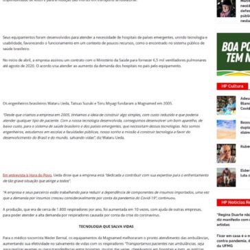 Magnamed: conheça a história da fabricante nacional de respiradores – Hora do Povo