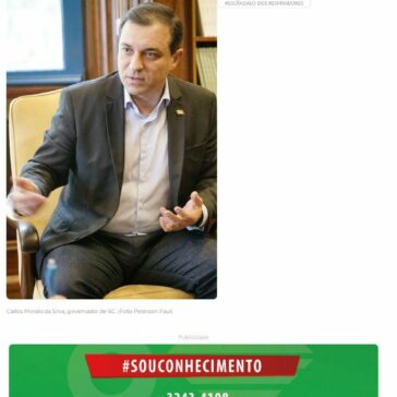 Documentos deixam governador Carlos Moisés em situação delicada na CPI dos Respiradores – Biguaçu em Foco