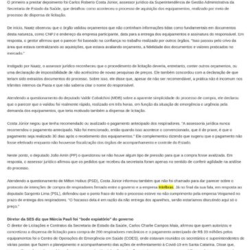 CPI dos Respiradores abre nova fase com depoimentos de controlador e servidores da Saúde – Visor Notícias