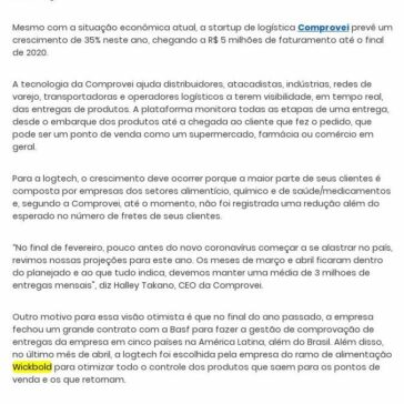 Startup de logística vai na contramão da crise – Polinize