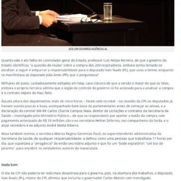 CPI chega a um ponto decisivo – Portal MakingOf