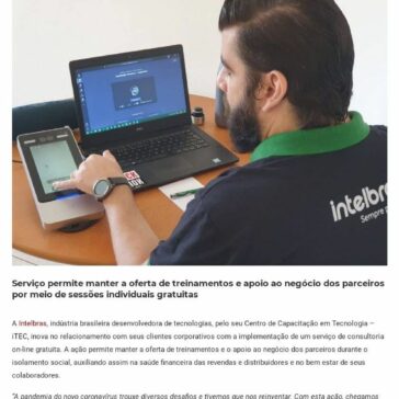 Intelbras oferece consultoria on-line em Segurança Eletrônica e outros segmentos para clientes durante isolamento social – Digital Security