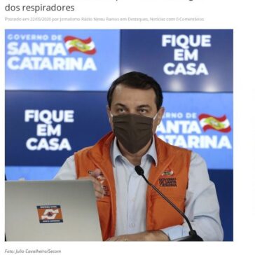 Governador Carlos Moisés poderá ser investigado na CPI dos respiradores – Radio Nereu Ramos 760 AM