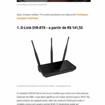 Roteador dual-band: veja oito modelos por até R$ 250 para comprar em 2020 – Tech tudo