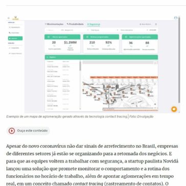 Startup lança rastreio de funcionários para impedir contaminações em série – Gazeta do Povo (Online)