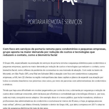 Grupo AXL desponta no mercado de segurança eletrônica – Digital Security