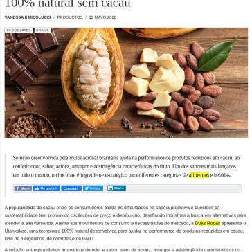 Duas Rodas lança Utankakao, tecnologia 100% natural sem cacau – Confiteria Latam
