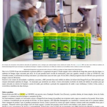500 municípios podem se inscrever para receber Biolarvicida para combater a Dengue – Leite Quentee News