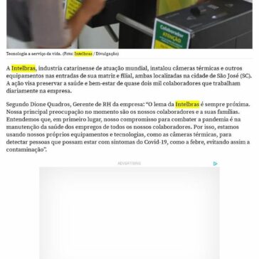 Empresa catarinense usa câmeras térmicas para controlar temperatura de funcionários e visitantes – NSC Total