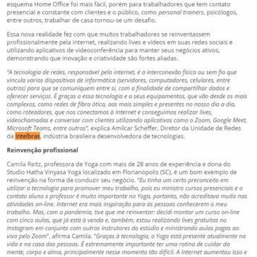 Como a internet auxilia profissionais autônomos a se reinventarem em tempos de pandemia – Curso Técnico Brasil