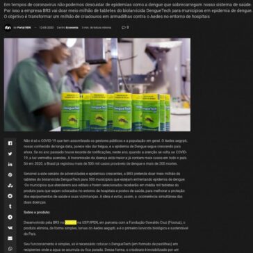 500 municípios podem se inscrever para receber Biolarvicida para combater a Dengue – Portal RBN