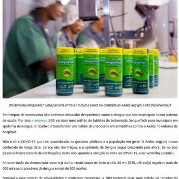 500 municípios podem se inscrever para receber Biolarvicida para combater a Dengue – Blog do Geraldo José