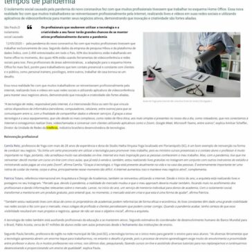 Como a internet auxilia profissionais autônomos a se reinventarem em tempos de pandemia – Estágio Online