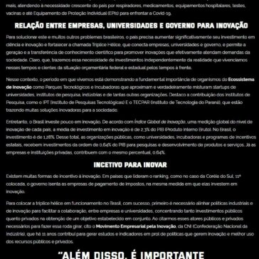 Coluna: Inovação a serviço da sociedade depende da tríplice empresa, universidade e governo – Whow!