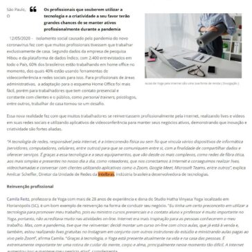 Como a internet auxilia profissionais autônomos a se reinventarem em tempos de pandemia – Estágio Online