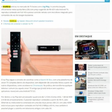Intelbras lança TV box Izy Play com Android por R$ 429 – Tecnoblog