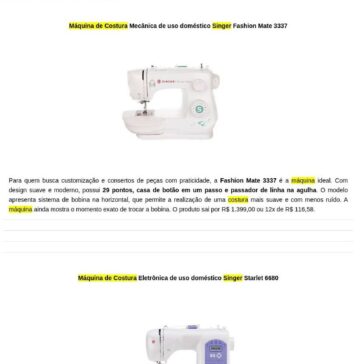 Máquinas de costura são presentes ideais para mães criativas e empreendedoras – Ci Senhorita