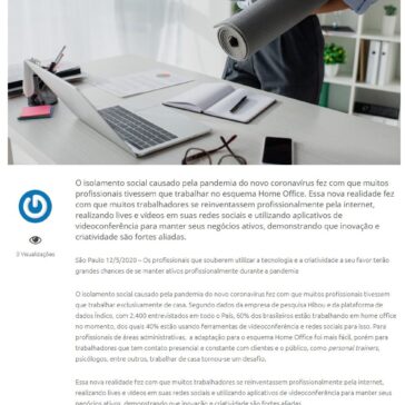 Como a internet auxilia profissionais autônomos a se reinventarem em tempos de pandemia – Comunique-se