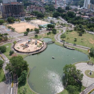 Câmeras térmicas vão medir temperatura de visitantes do Parque Vila Germânica e Ramiro Ruediger em Blumenau (SC)