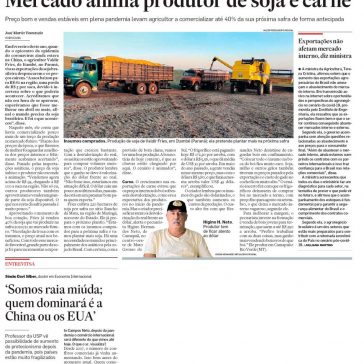 Mercado anima produtor de soja e carne – O Estado de S. Paulo