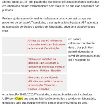 Produto ajuda a entender melhor na bancada como coronavírus age em paciente de verdade – Head Topics