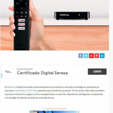 Intelbras lança o Smart Box TV IZY Play – Guia do Pc