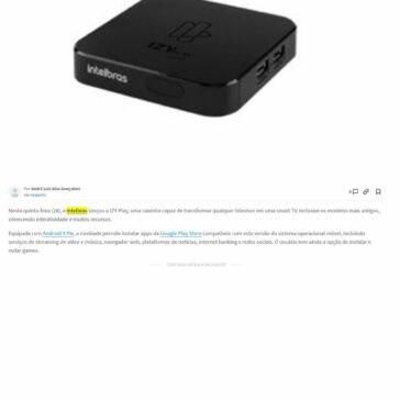 Intelbras lança Smart Box TV IZY Play por R$ 429 – Tec Mundo