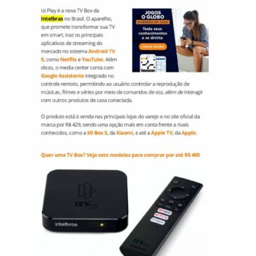 Intelbras lança nova TV Box com assistente de voz no Brasil; veja preço – Tech tudo