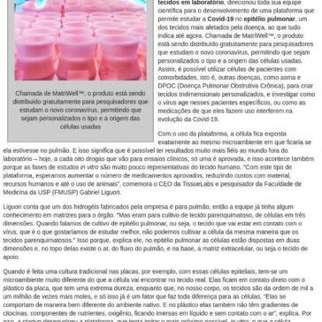 Produto ajuda a entender melhor na bancada como coronavírus age em pacientes de verdade – Lab Network
