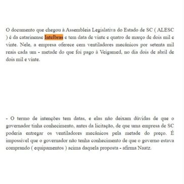 Epidemia: CPI aprova convite de governador de SC a depor. Documento com assinatura de Silva comprovaria que ele sabia de compra a preço maior – Blog do Adm. Cláudio Márcio Araújo da Gama