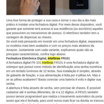 Fechadura eletrônica: conheça 5 bons modelos para sua casa – Central de Notícias