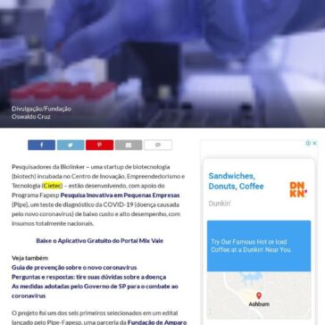 COVID-19: Startup busca desenvolver teste de diagnóstico totalmente nacional – Mix Vale