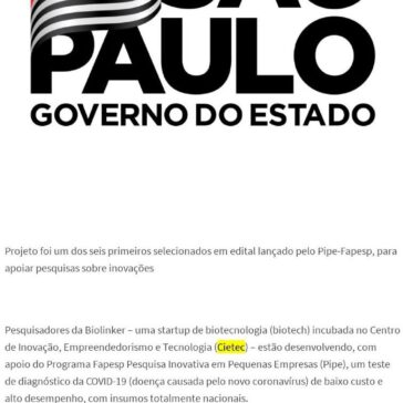 COVID-19: Startup busca desenvolver teste de diagnóstico totalmente nacional – ResumoCast