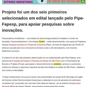 COVID-19: Startup busca desenvolver teste de diagnóstico totalmente nacional – DUNA Press
