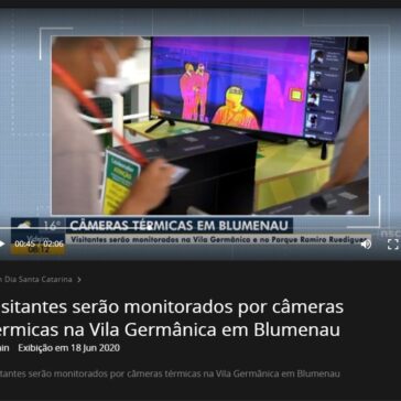 Visitantes serão monitorados por câmeras térmicas na Vila Germânica em Blumenau – Globo Play