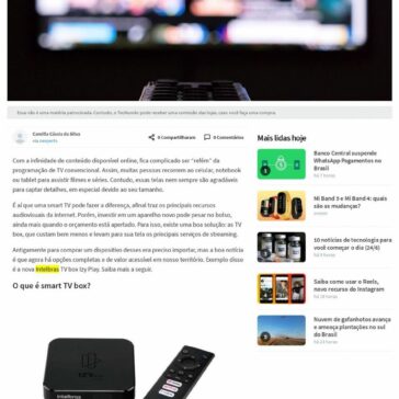 Conheça a Smart TV Box Intelbras Izy Play – Tec Mundo